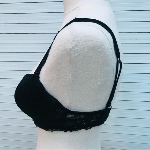 Cotton On Body Lace Bra Black Size 12D Underwire - Picture 5 of 8